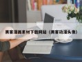 新昌黑客漫画素材下载网站（黑客动漫头像）